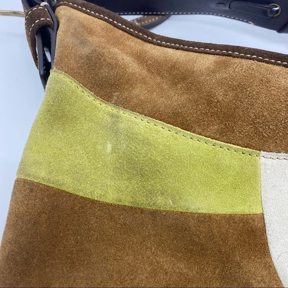 Coach 2004 suede patchwork hobo F04s-9587 - Picture 8 of 13